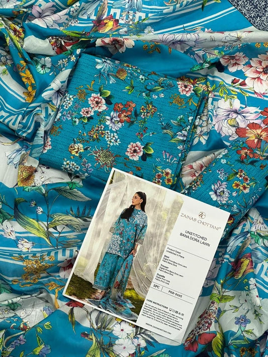 LK Printed Lawn 3 Pieces 019