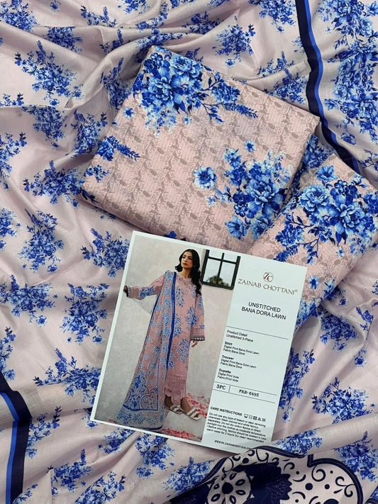 LK Printed Lawn 3 Pieces 025