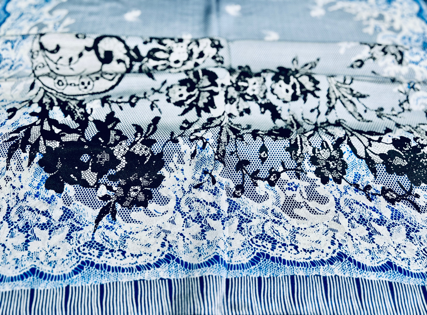 Turkish Blue Elegance Hijab