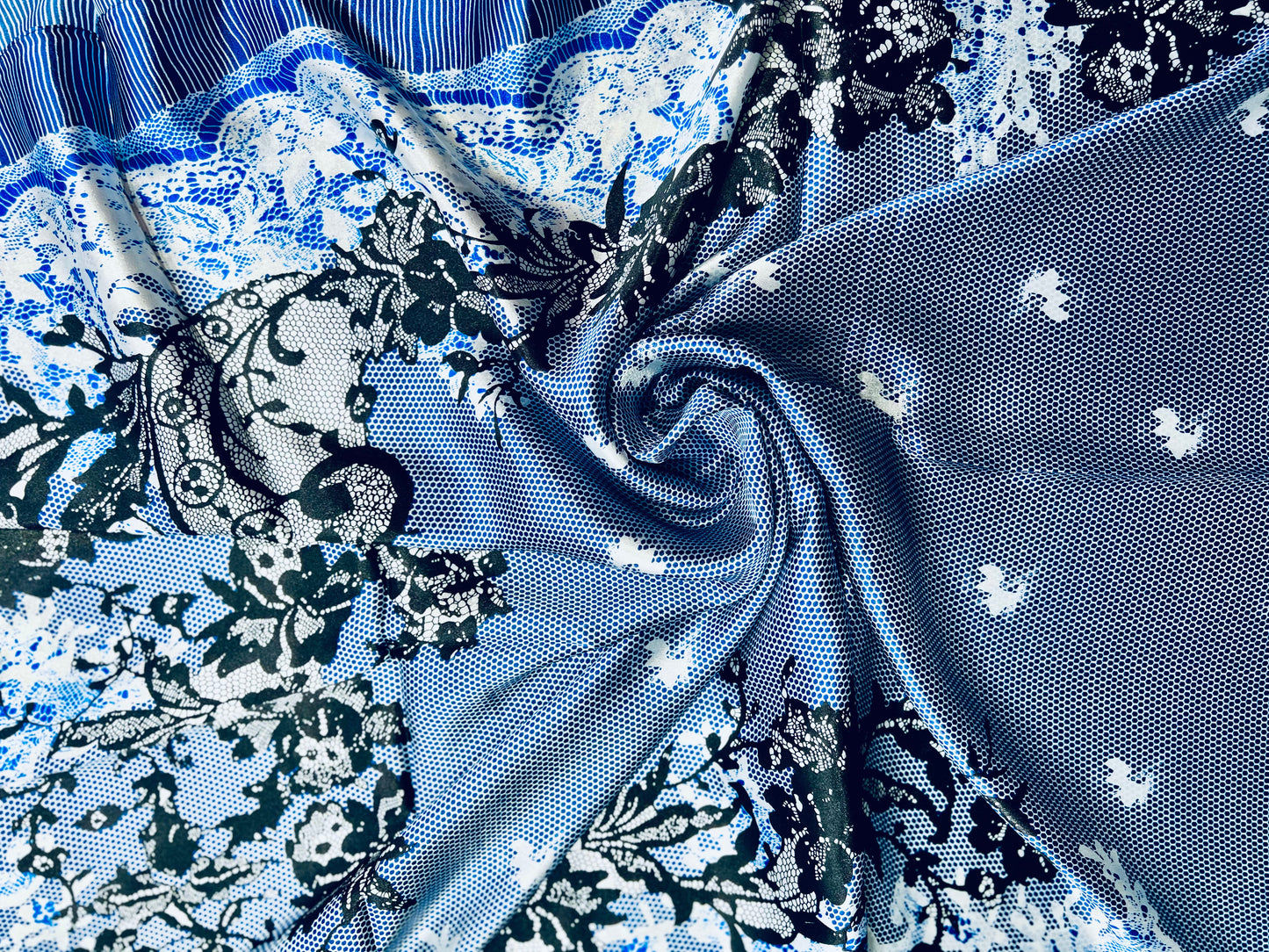 Turkish Blue Elegance Hijab