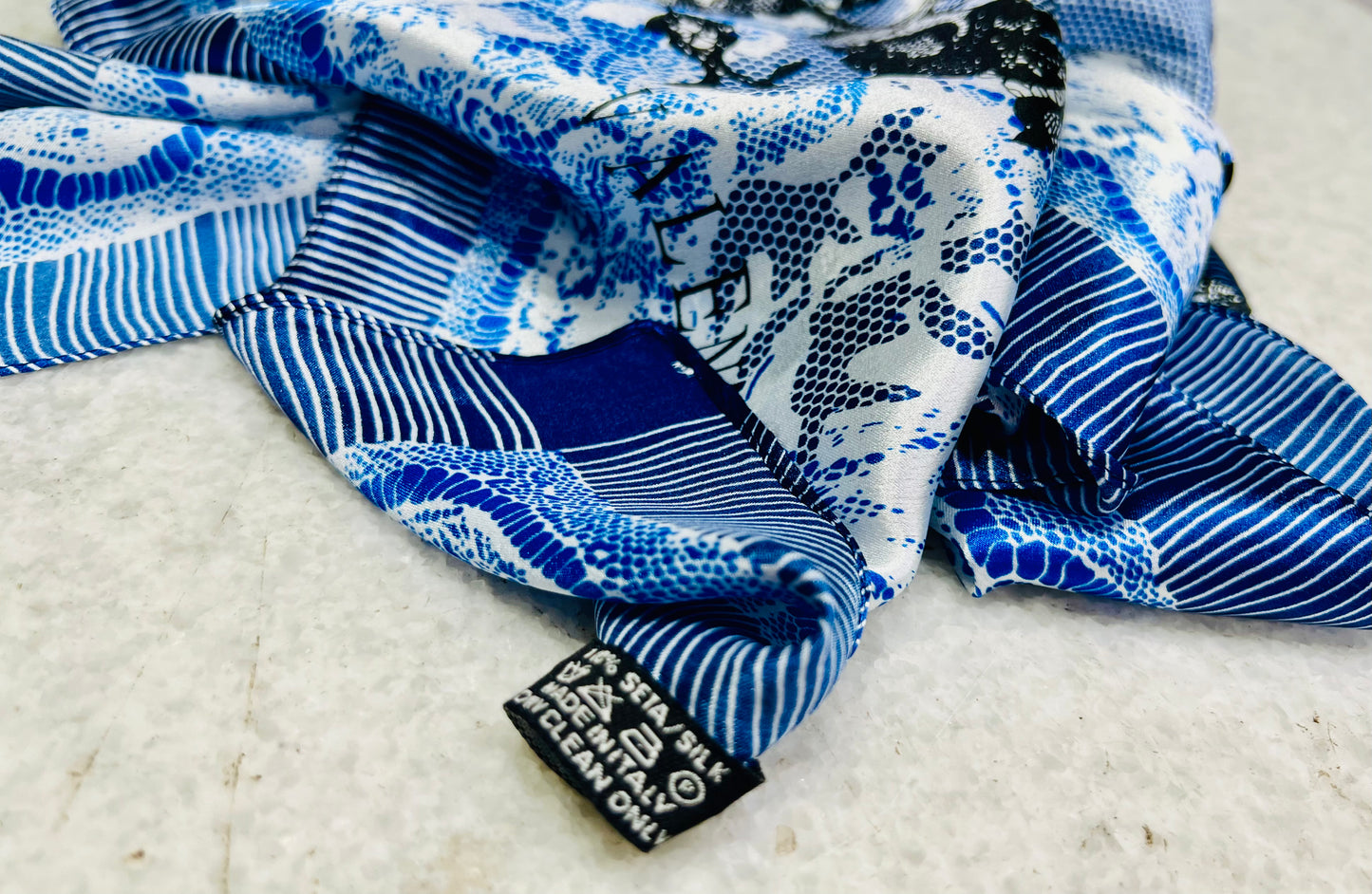 Turkish Blue Elegance Hijab
