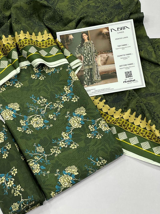 Nishat Printed Lawn 3 Pieces 002