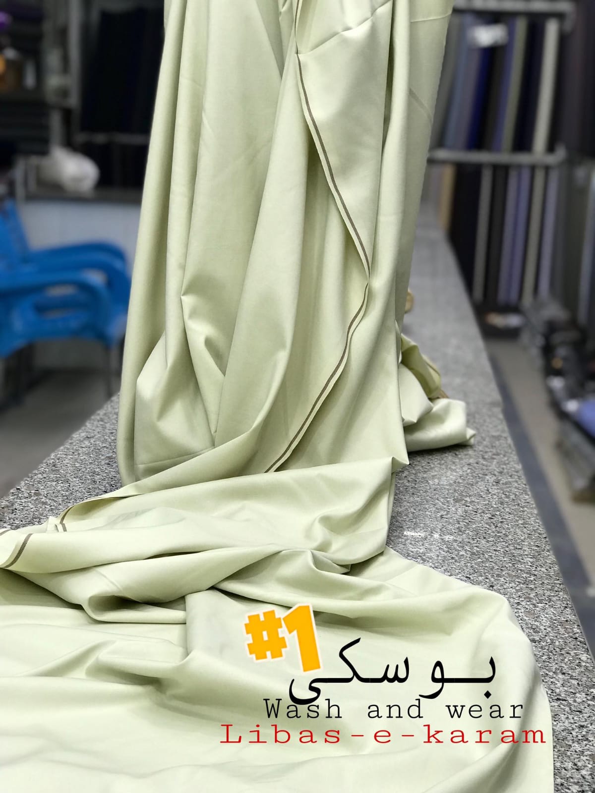 Men boski wash and wear summer fabric.