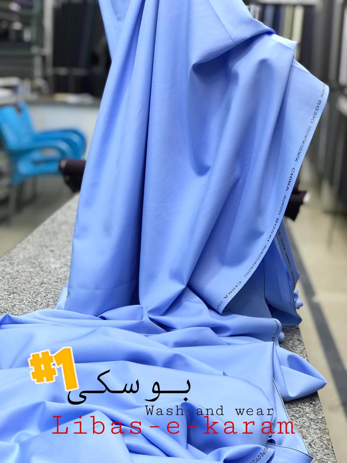 Men boski wash and wear summer fabric.