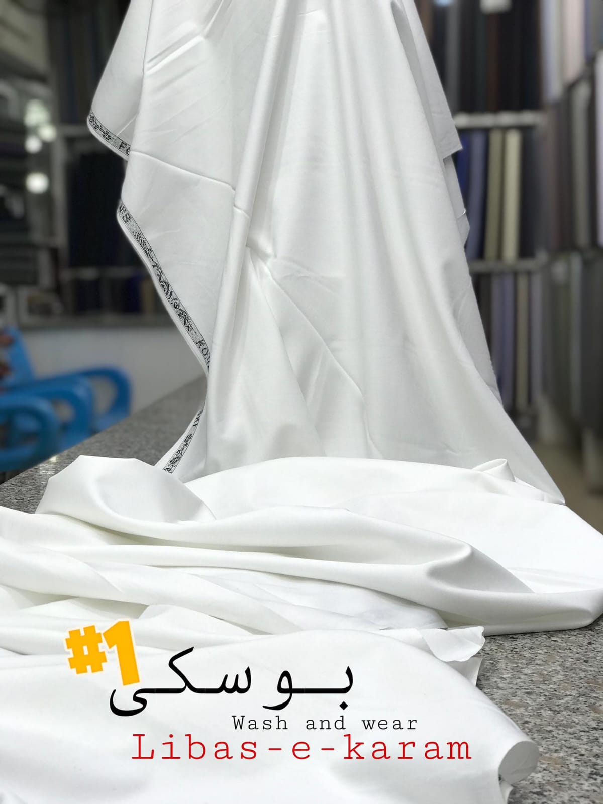 Men boski wash and wear summer fabric.