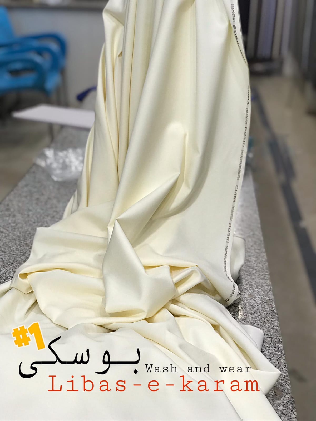 Men boski wash and wear summer fabric.