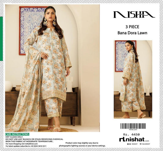 Nishat Printed Lawn 3 Pieces 015