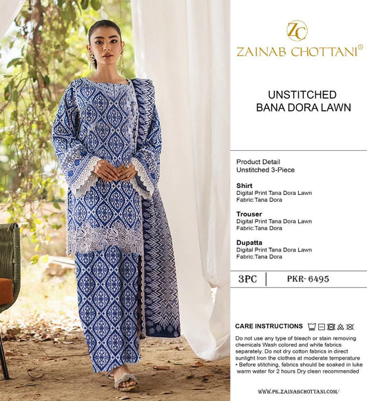 NIshat Printed Lawn 3 Pieces 023