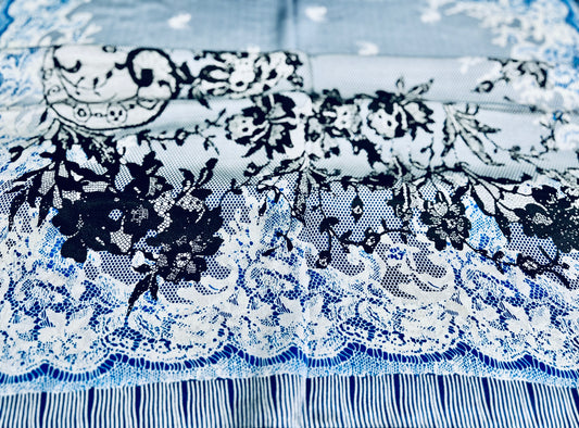 Turkish Blue Elegance Hijab