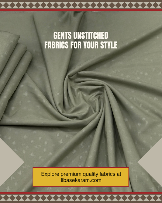 Muted Green Unstitched Fabric