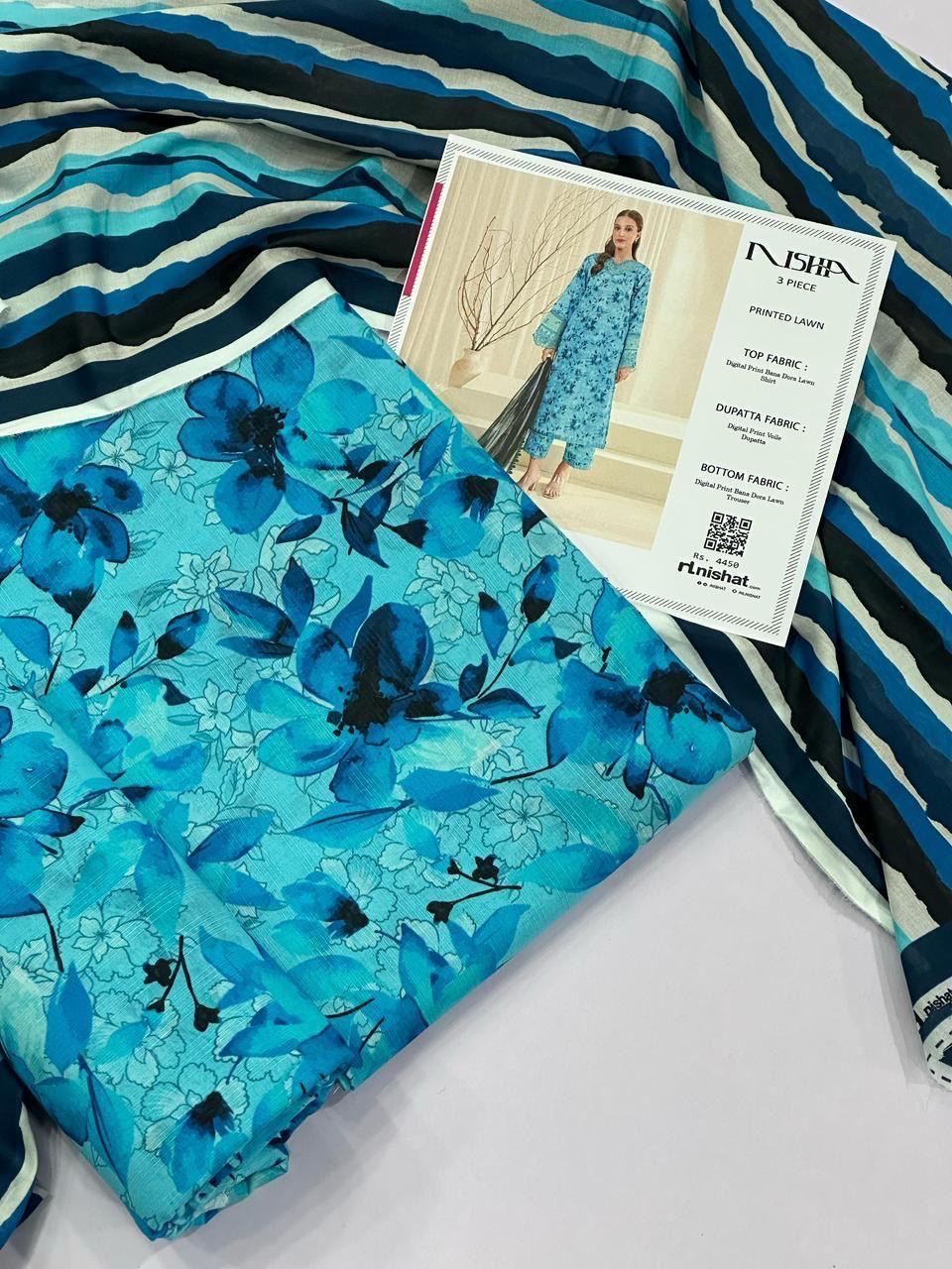 Nishat Printed Lawn 3 Pieces 013