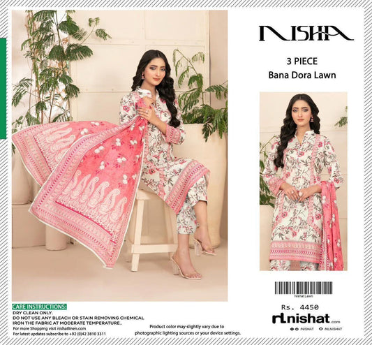 Nishat Printed Lawn 3 Pieces 014