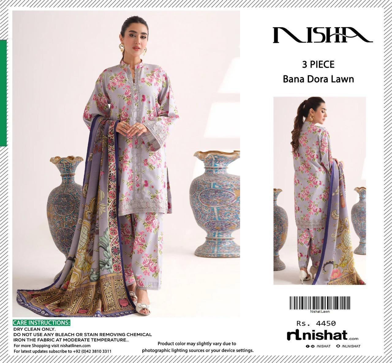 Nishat Printed Lawn 3 Pieces 009