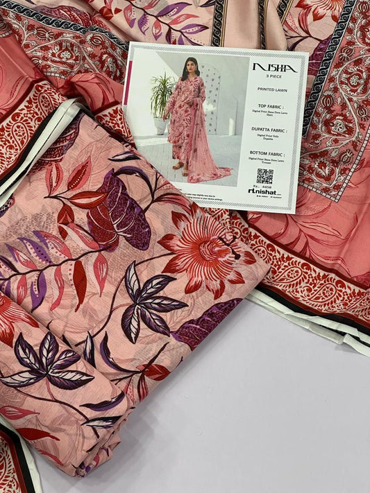 Nishat Printed Lawn 3 Pieces 004