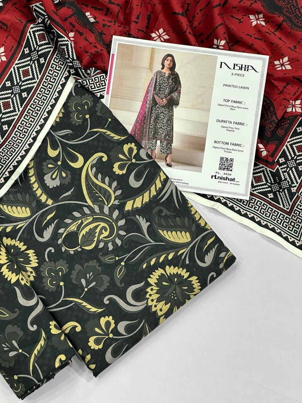 Nishat Printed Lawn 3 Pieces 018
